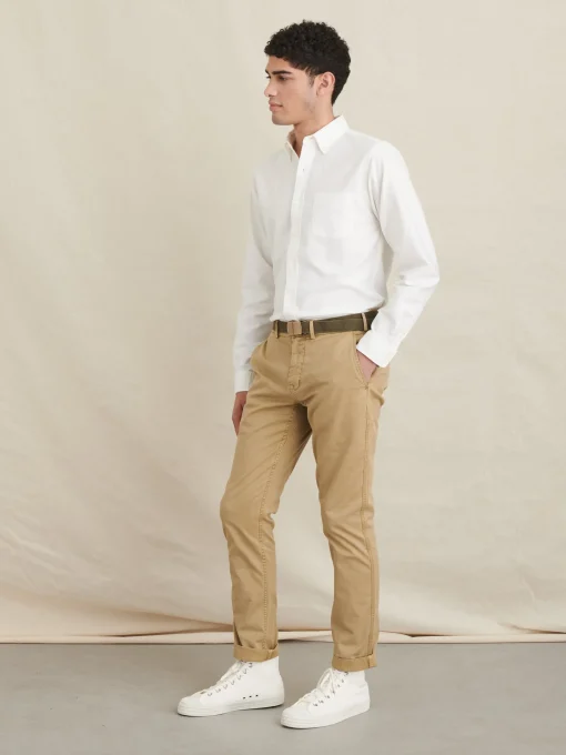 Mill Shirt In Garment Dyed Oxford