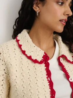 Molly Hand-Crochet Cardigan
