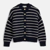 Nico Chunky Cardigan In Stripe