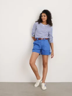 Phoebe Shorts In Garment Dyed Denim