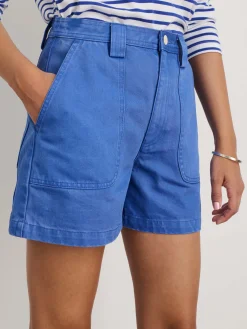 Phoebe Shorts In Garment Dyed Denim