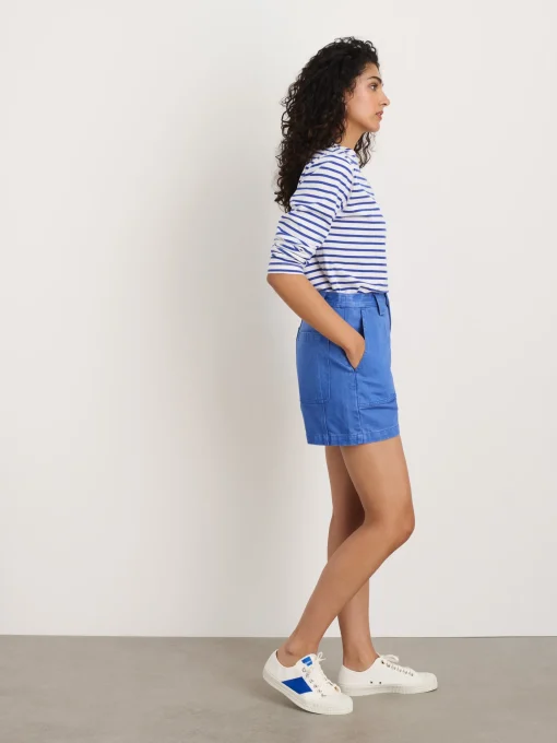 Phoebe Shorts In Garment Dyed Denim