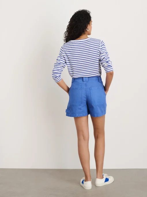 Phoebe Shorts In Garment Dyed Denim