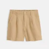 Pleated Shorts In Twill