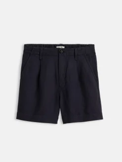 Pleated Shorts In Twill