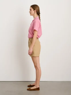 Pleated Shorts In Twill
