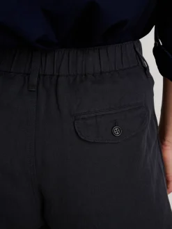 Pleated Shorts In Twill