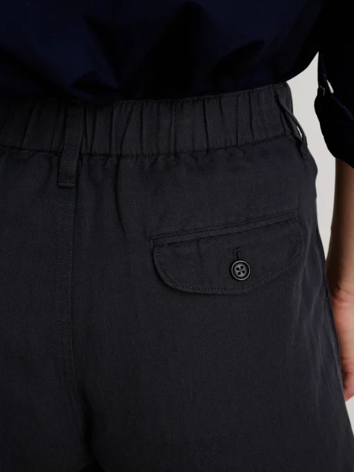 Pleated Shorts In Twill
