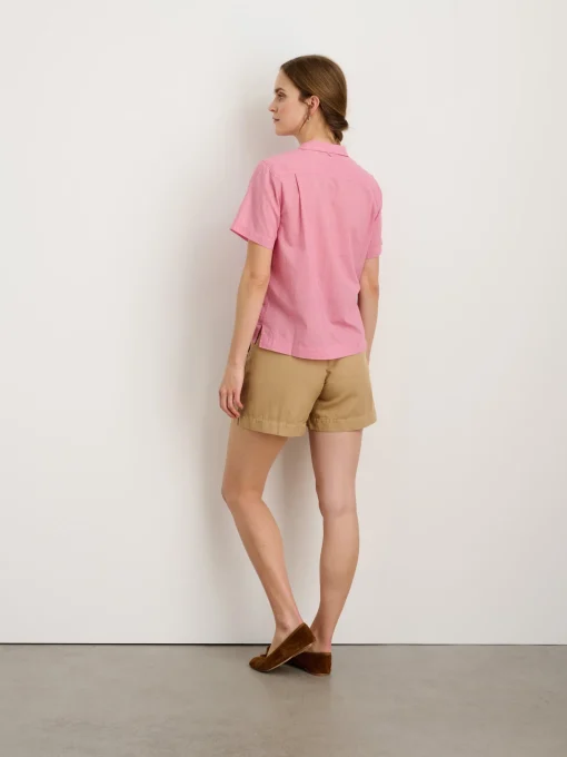 Pleated Shorts In Twill