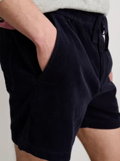Pull On Short In Fine Wale Corduroy