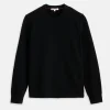 Reverse Seam Sweater In Superfine Merino Wool