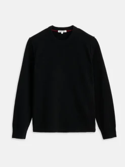 Reverse Seam Sweater In Superfine Merino Wool