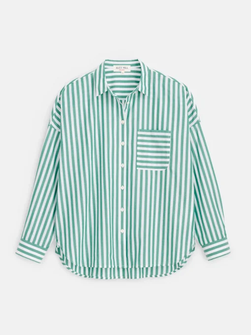Rework Standard Shirt In Bold Stripe