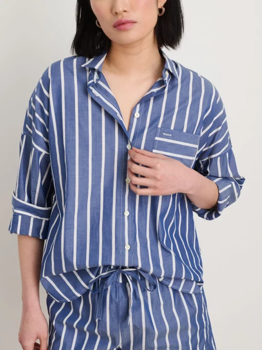 Rework Standard Shirt In Wide Stripe