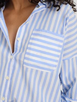 Rework Standard Shirt In Bold Stripe