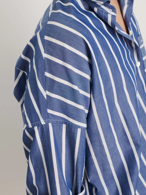 Rework Standard Shirt In Wide Stripe
