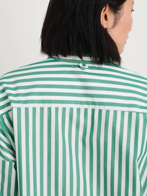 Rework Standard Shirt In Bold Stripe
