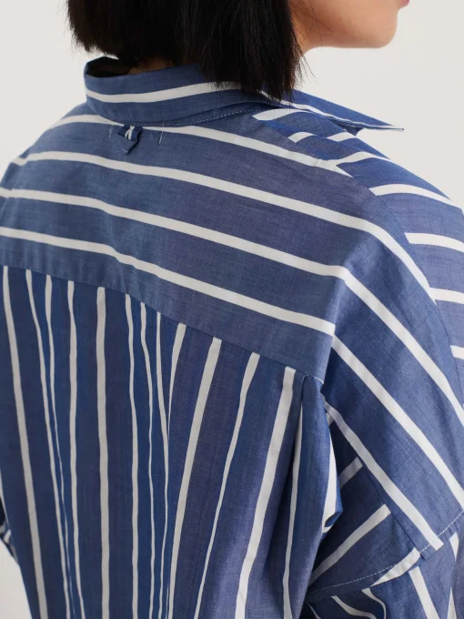 Rework Standard Shirt In Wide Stripe