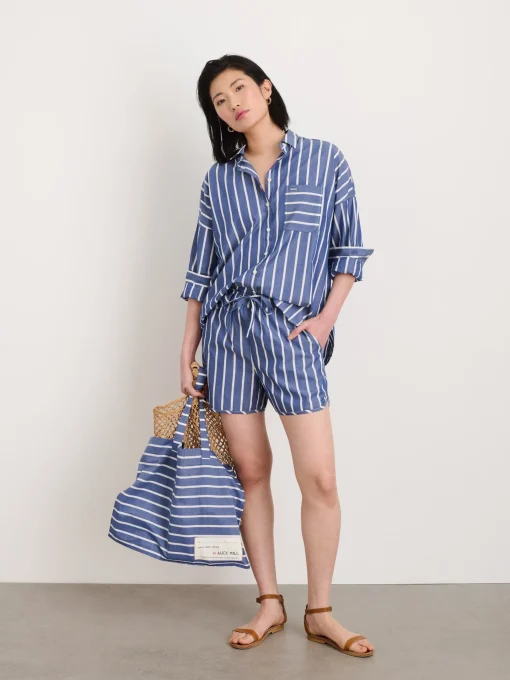 Rework Standard Shirt In Wide Stripe