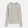 Ribbed Crewneck Sweater