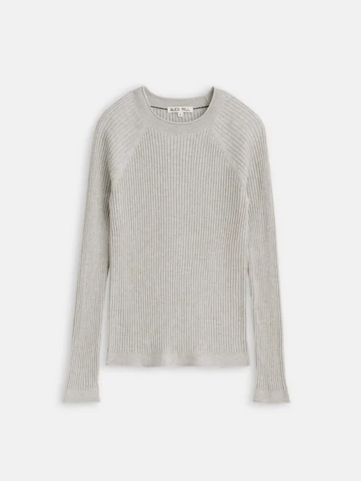 Ribbed Crewneck Sweater