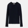Ribbed Crewneck Sweater