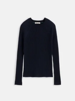 Ribbed Crewneck Sweater