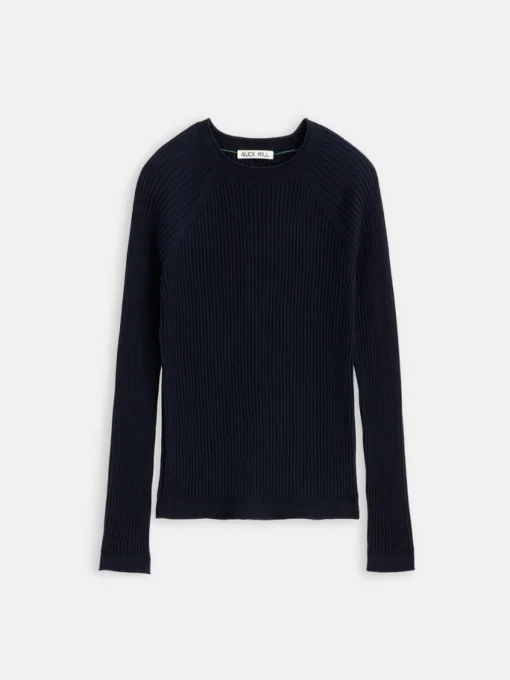 Ribbed Crewneck Sweater