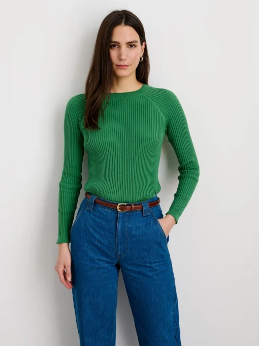 Ribbed Crewneck Sweater