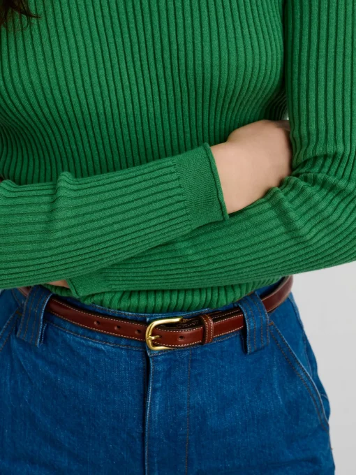 Ribbed Crewneck Sweater