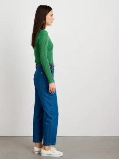 Ribbed Crewneck Sweater