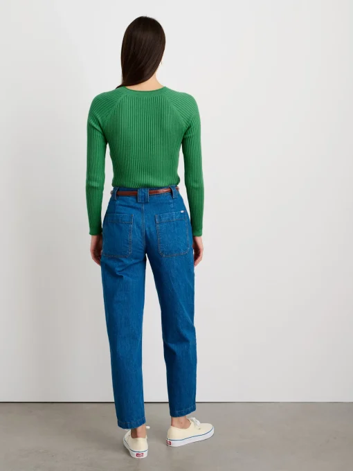 Ribbed Crewneck Sweater