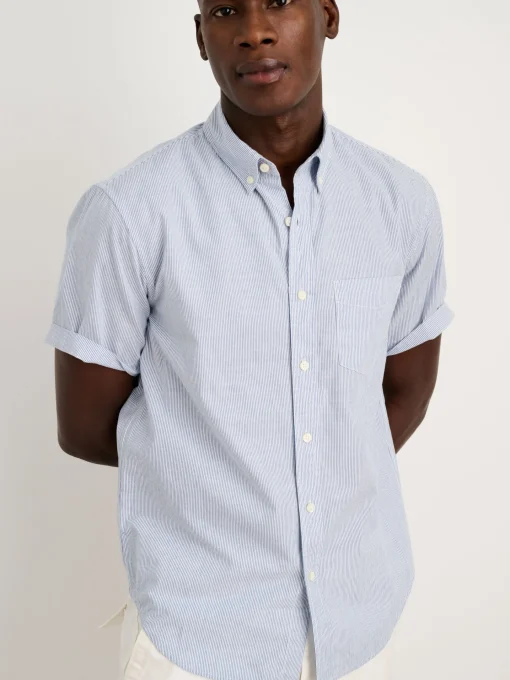 Short Sleeve Mill Shirt In Stripe