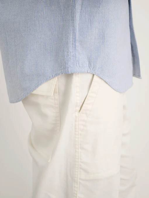 Short Sleeve Mill Shirt In Stripe