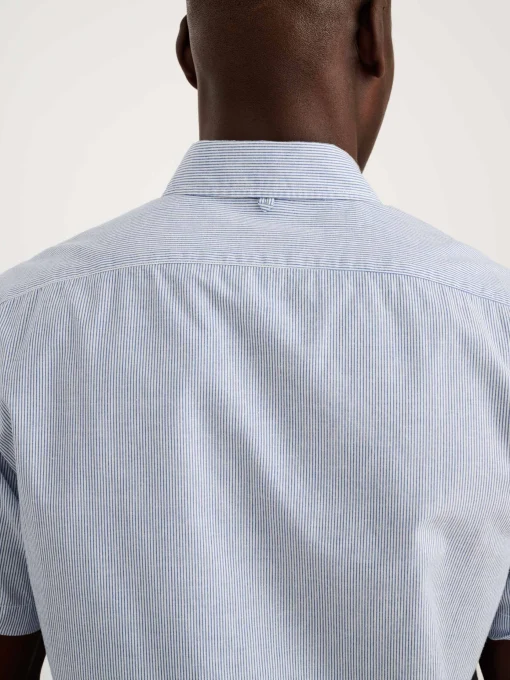 Short Sleeve Mill Shirt In Stripe