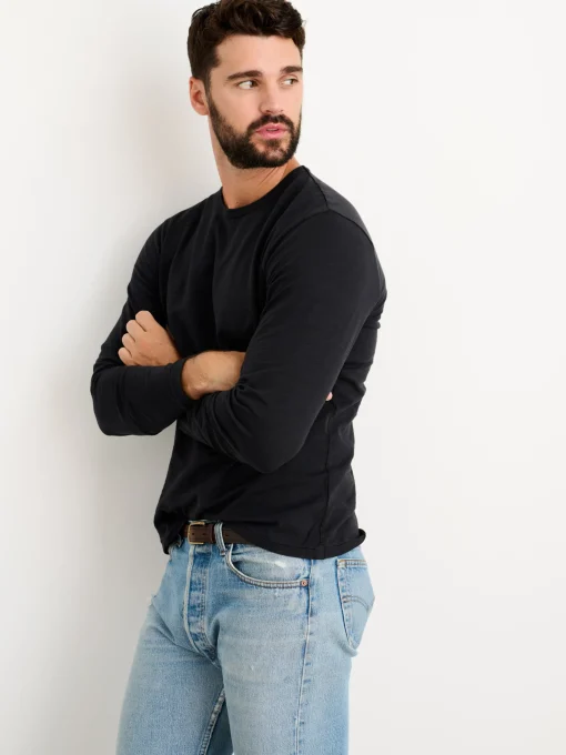 Standard Long Sleeve T-Shirt In Slub Cotton
