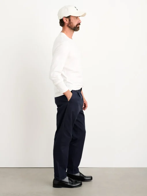 Standard Long Sleeve T-Shirt In Slub Cotton
