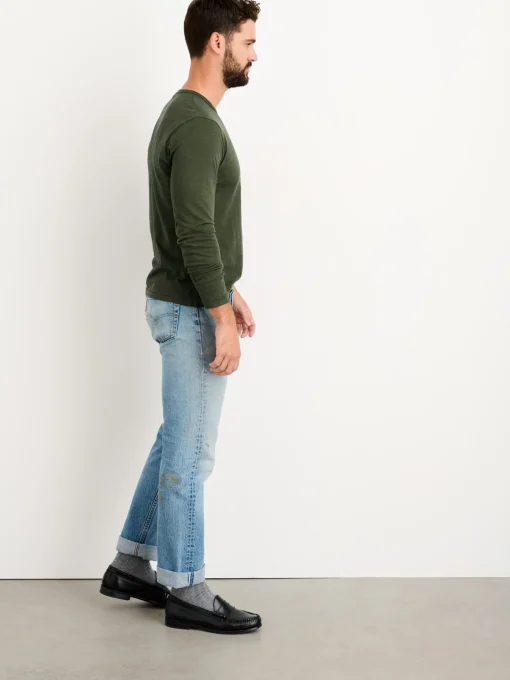 Standard Long Sleeve T-Shirt In Slub Cotton