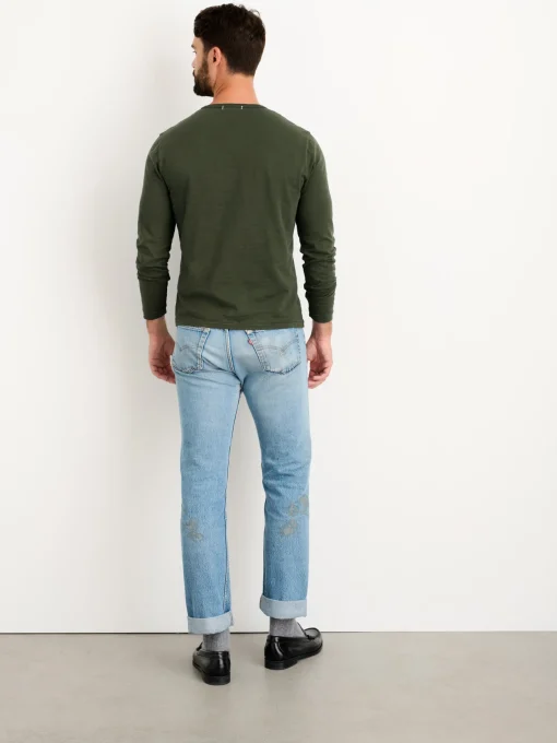 Standard Long Sleeve T-Shirt In Slub Cotton