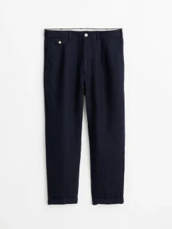 Standard Pleated Pant In Linen