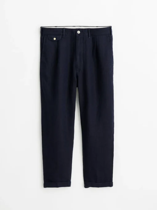 Standard Pleated Pant In Linen