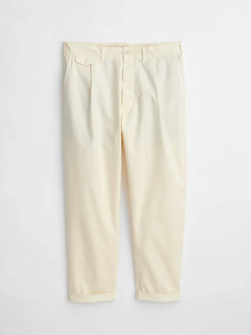 Standard Pleated Pant In Chino (Long Inseam)