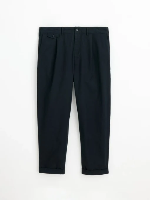 Standard Pleated Pant In Chino (Long Inseam)