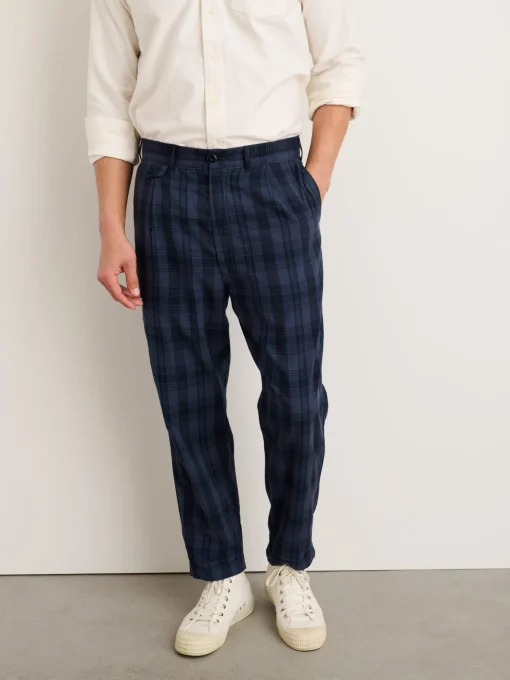 Standard Pleated Pant In Madras