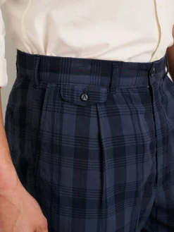 Standard Pleated Pant In Madras