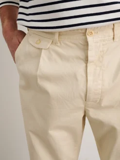 Standard Pleated Pant In Chino (Long Inseam)