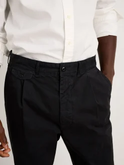 Standard Pleated Pant In Chino (Long Inseam)