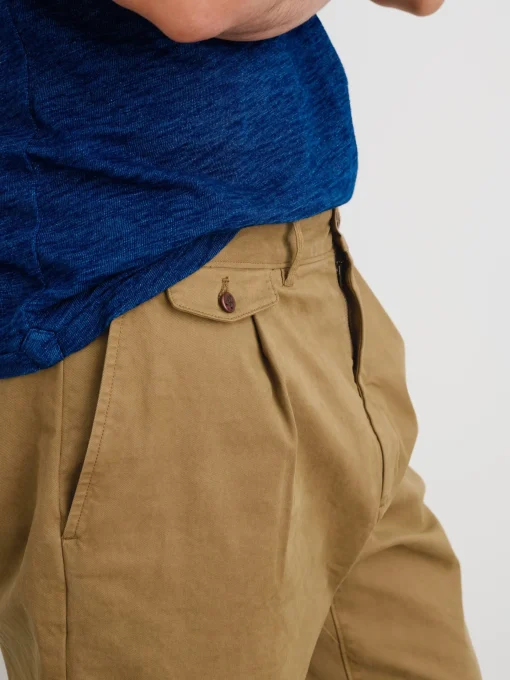 Standard Pleated Pant In Chino