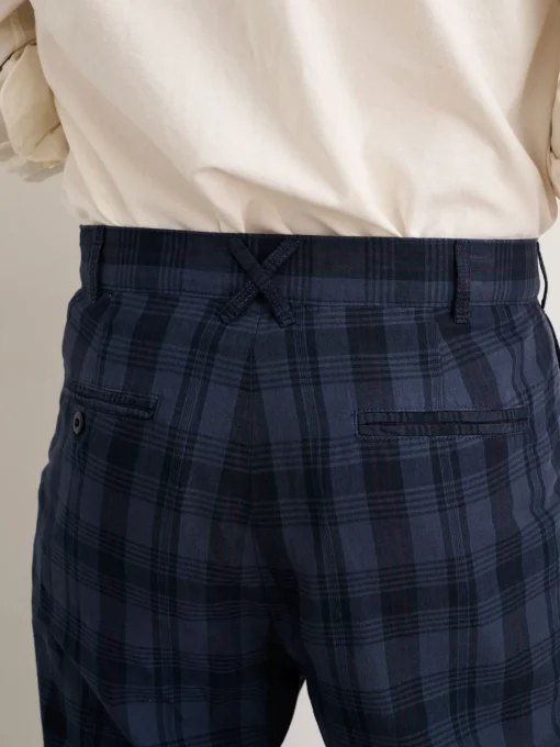 Standard Pleated Pant In Madras