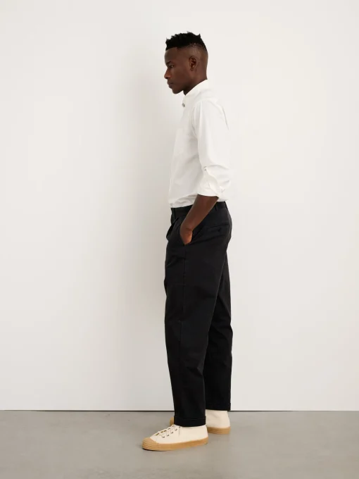 Standard Pleated Pant In Chino (Long Inseam)